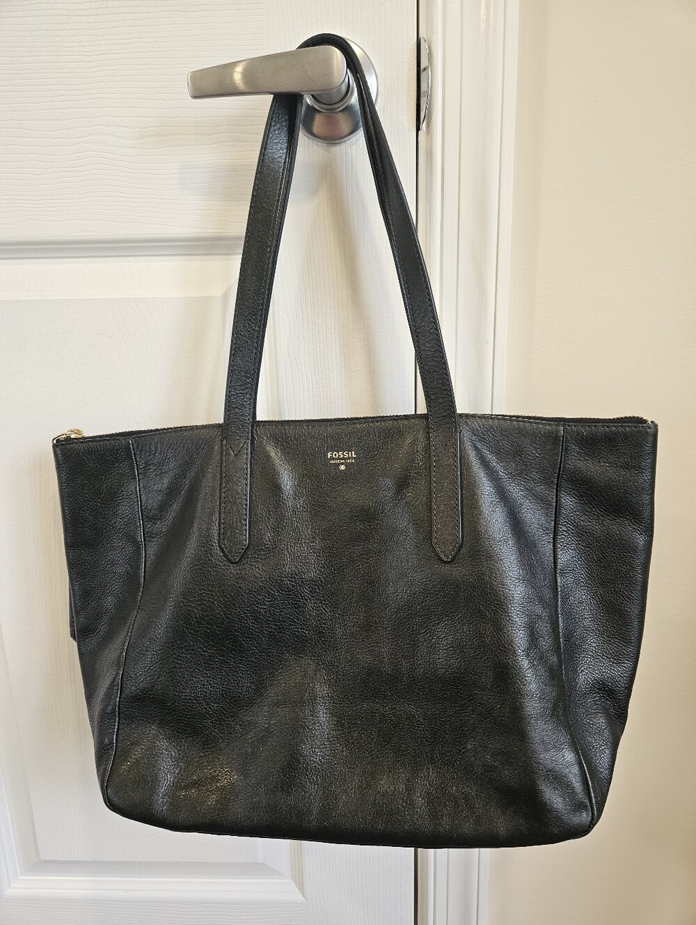 Fossil Sydney Teal/Green Leather Shopper Tote Bag 💙💚